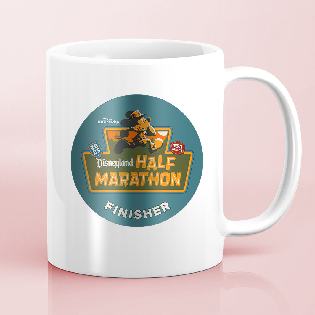 Disneyland Half Marathon Weekend 2025 Half Marathon 13.1 Miles FINISHER Water Bottle Mug Sticker