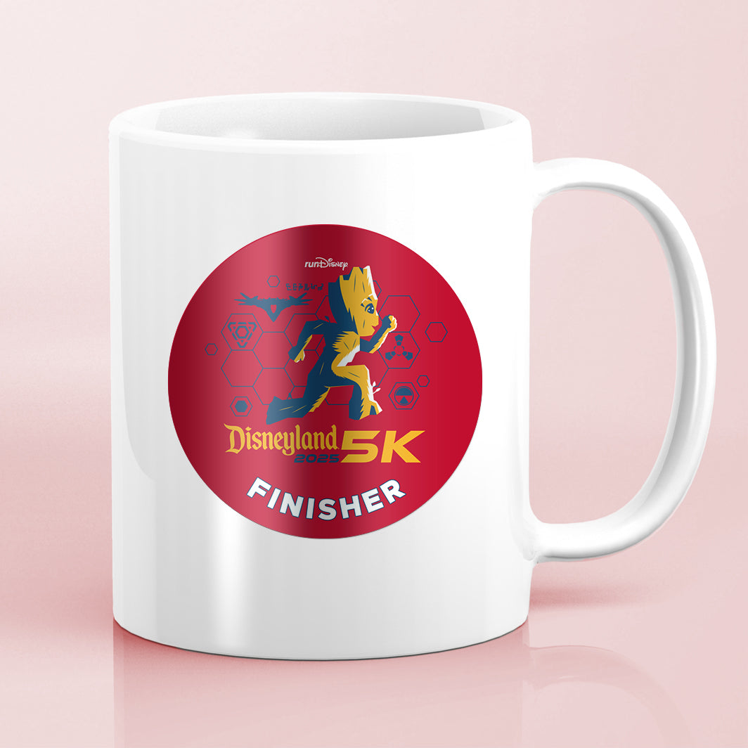 Disneyland Half Marathon Weekend 2025 5K 3.1 Miles FINISHER Water Bottle Mug Sticker