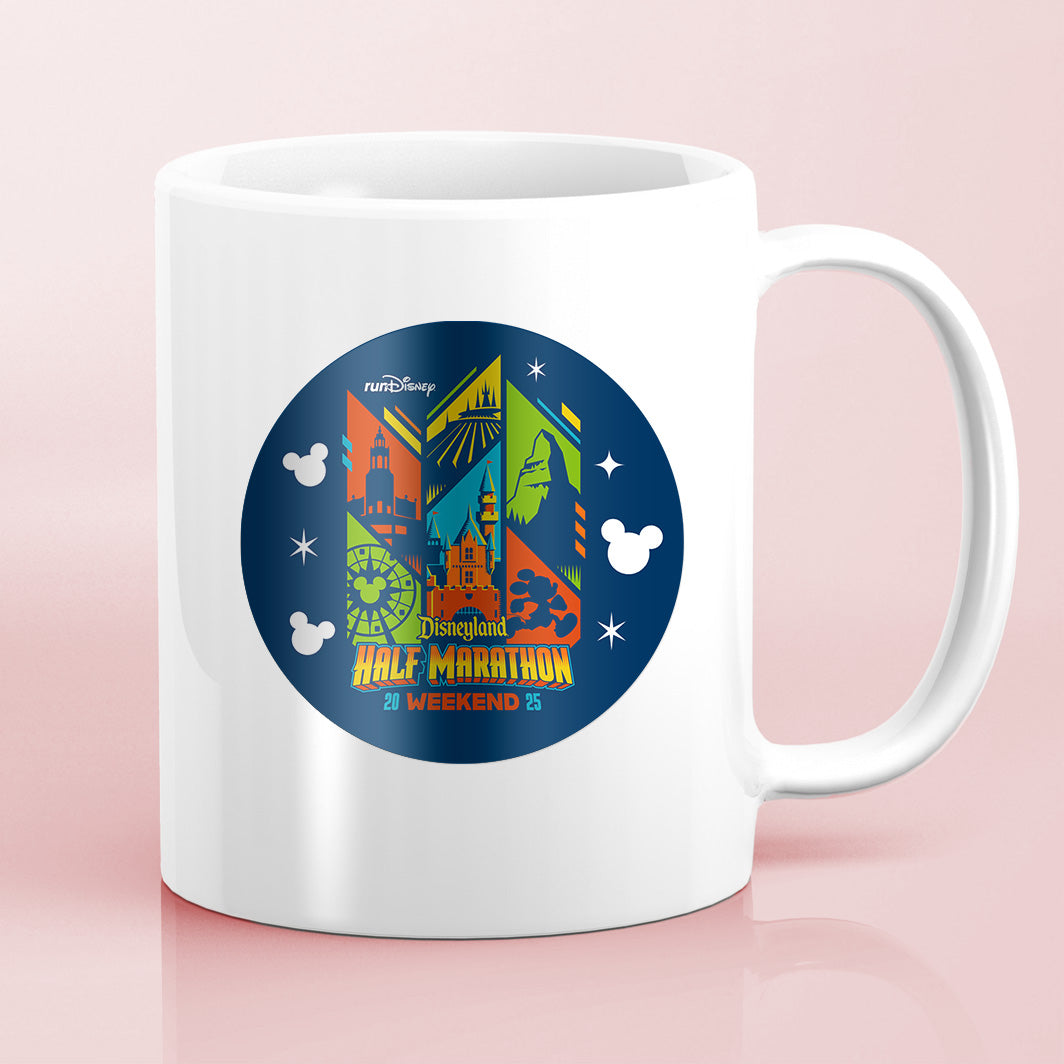 Disneyland Half Marathon Weekend 2025 GENERIC Water Bottle Mug Sticker