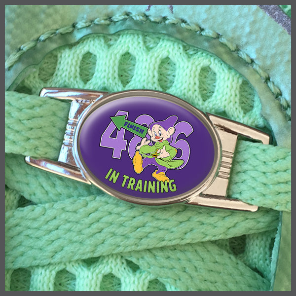 RunDisney Marathon Weekend 2024 CHARATER Dopey Challenge 48.6 Miles IN TRAINING Shoe Charm or Zipper Pull
