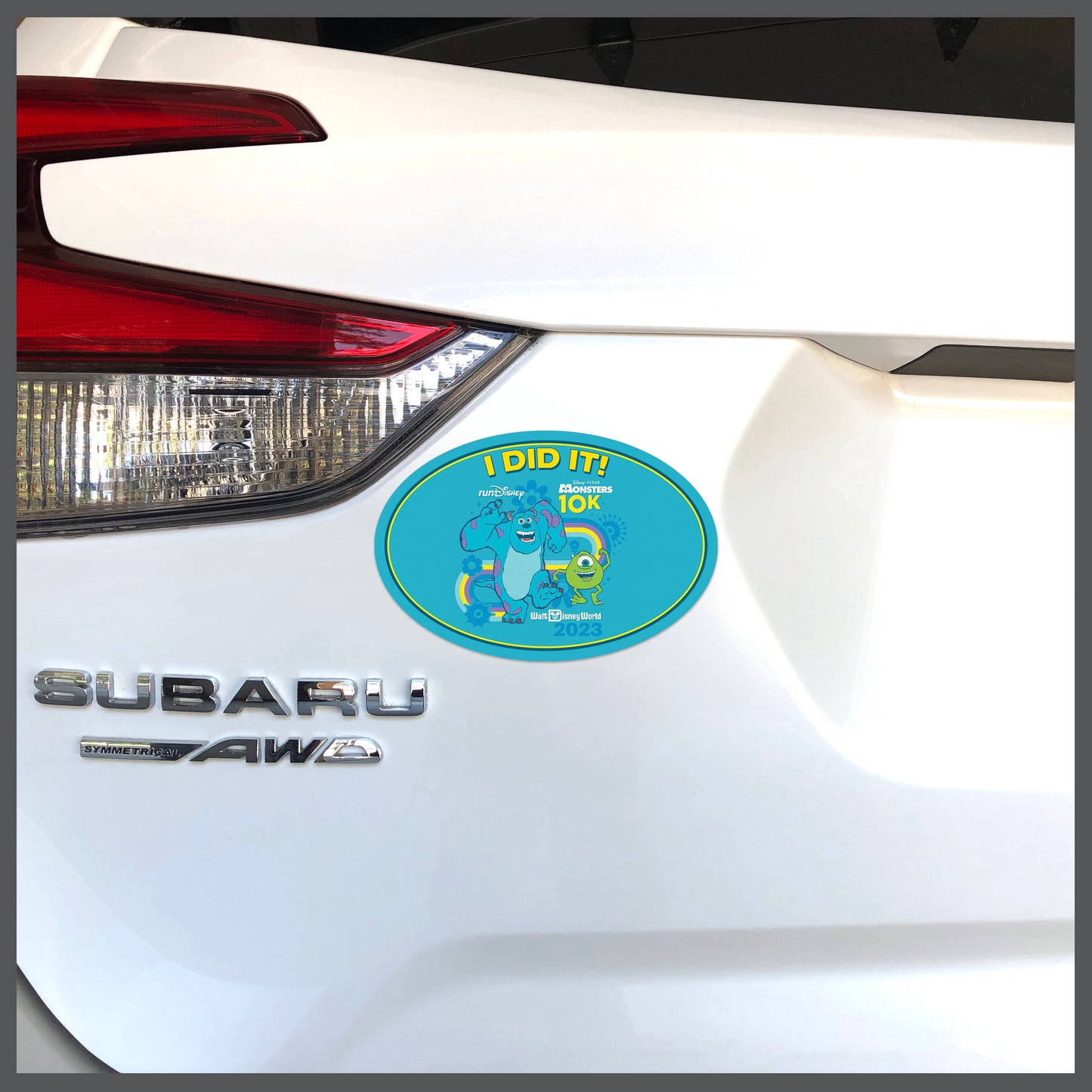 RunDisney Springtime Races 2023 10K 6.2 Miles I DID IT Decal or Car Magnet
