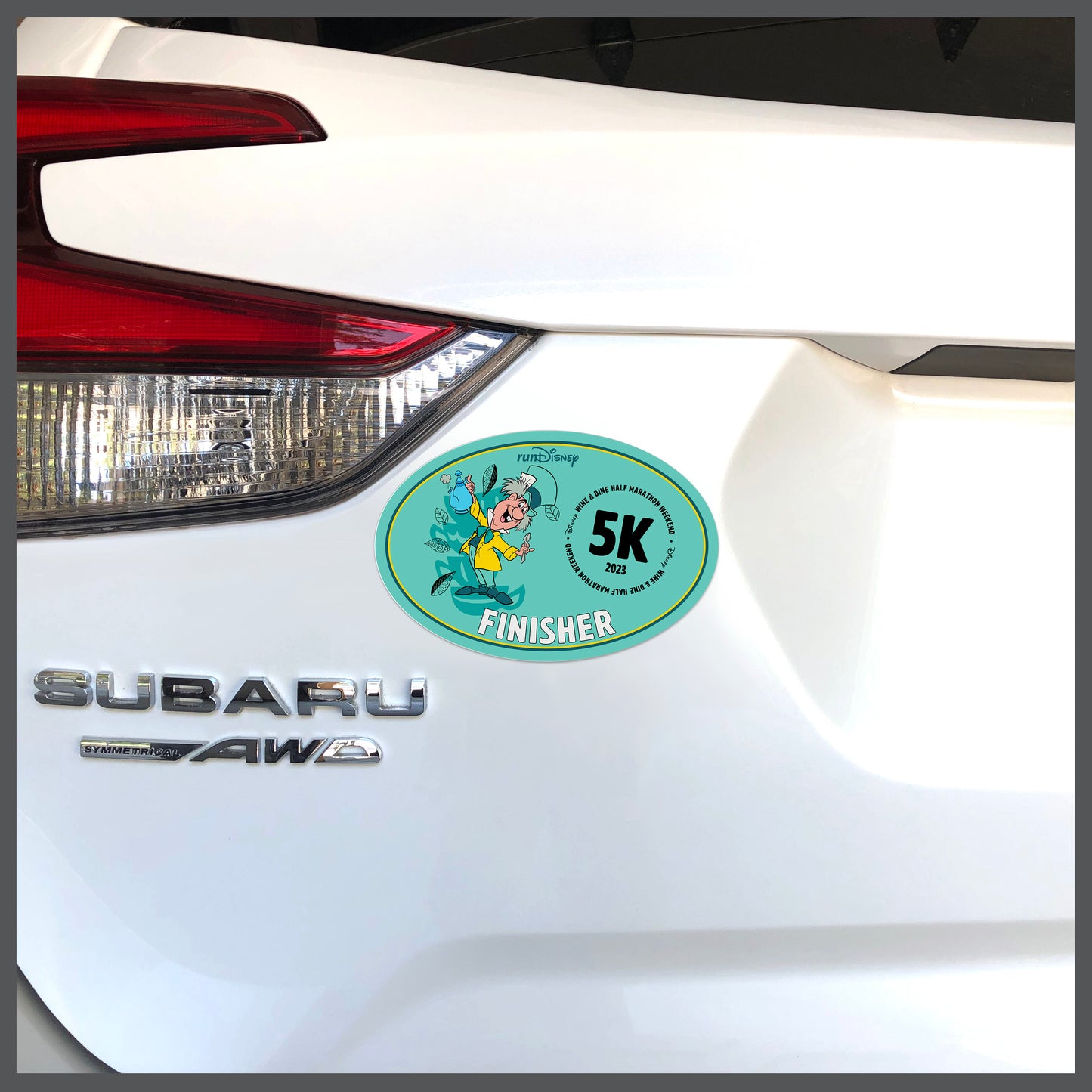 RunDisney Wine & Dine Weekend 2023 5K 3.1 Miles FINISHER Decal or Car Magnet