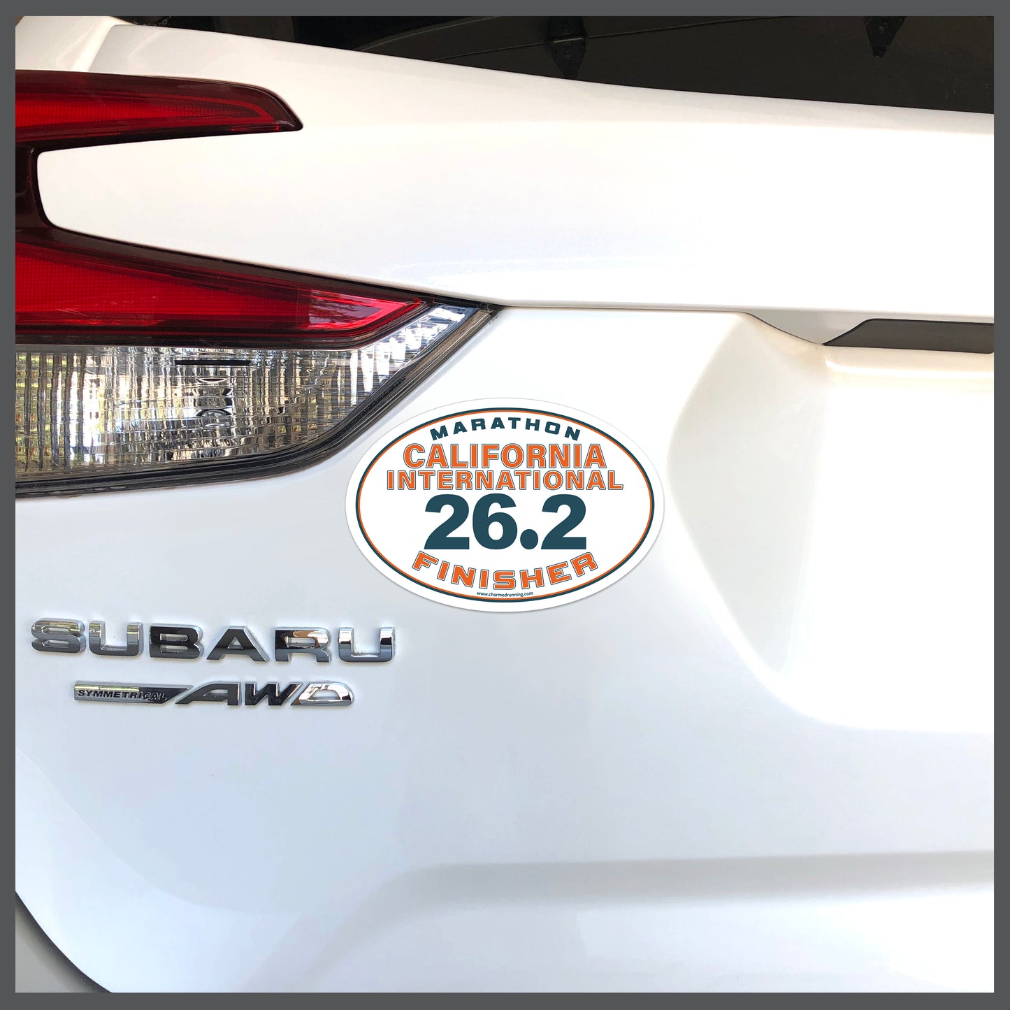 California International 26.2 Marathon FINISHER Decal or Car Magnet