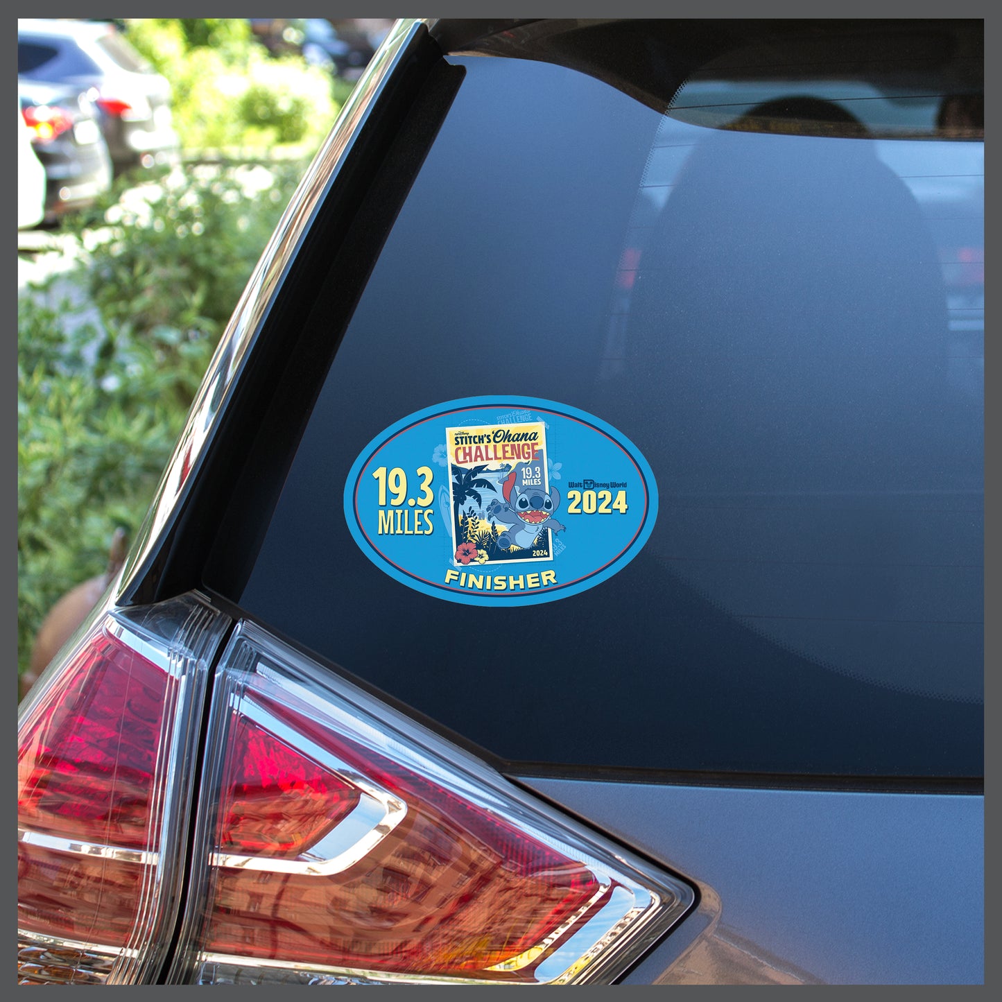 RunDisney Springtime Races 2024 Challenge 19.3 Miles FINISHER Decal or Car Magnet