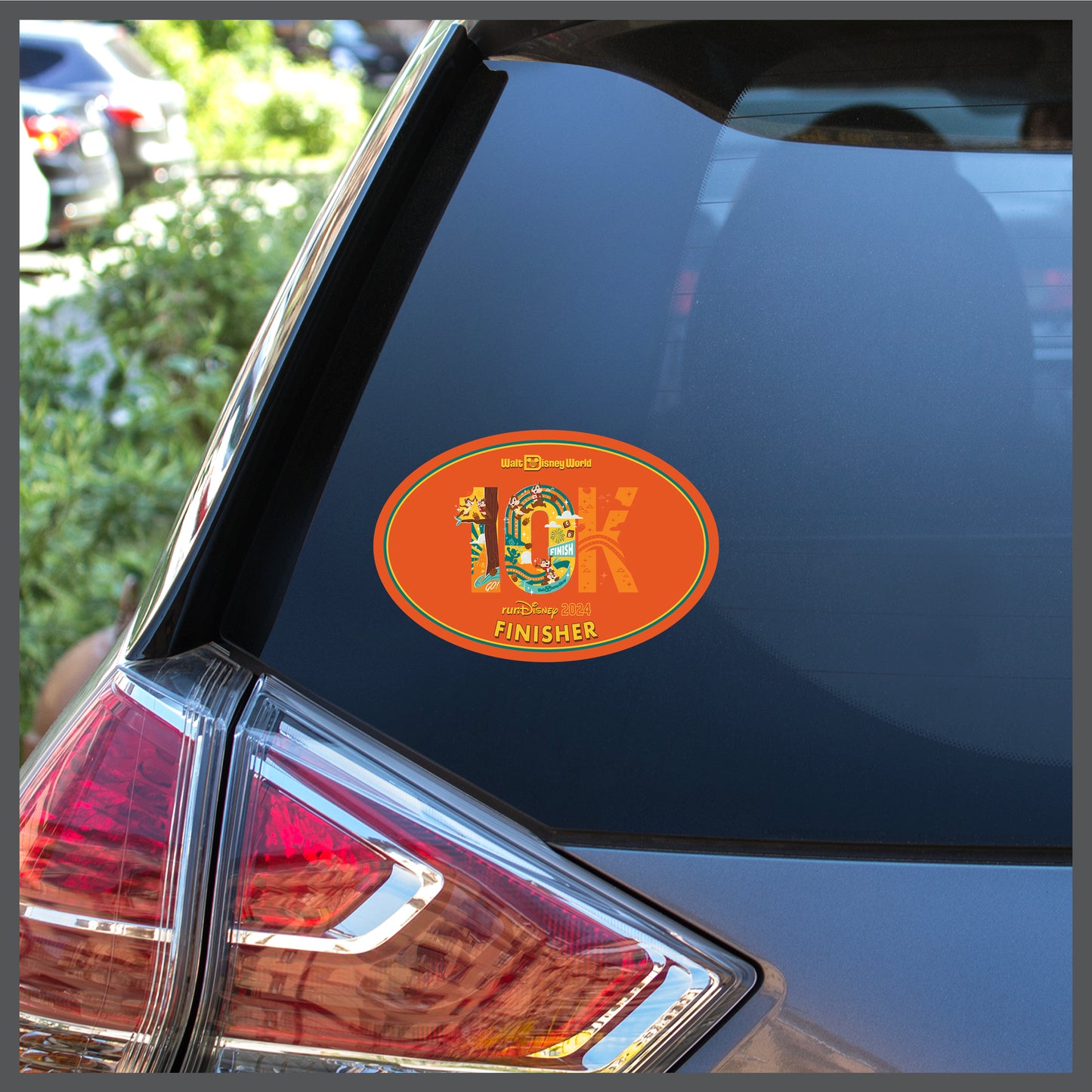 RunDisney Marathon Weekend 2024 10K 6.2 Miles FINISHER Decal or Car Magnet