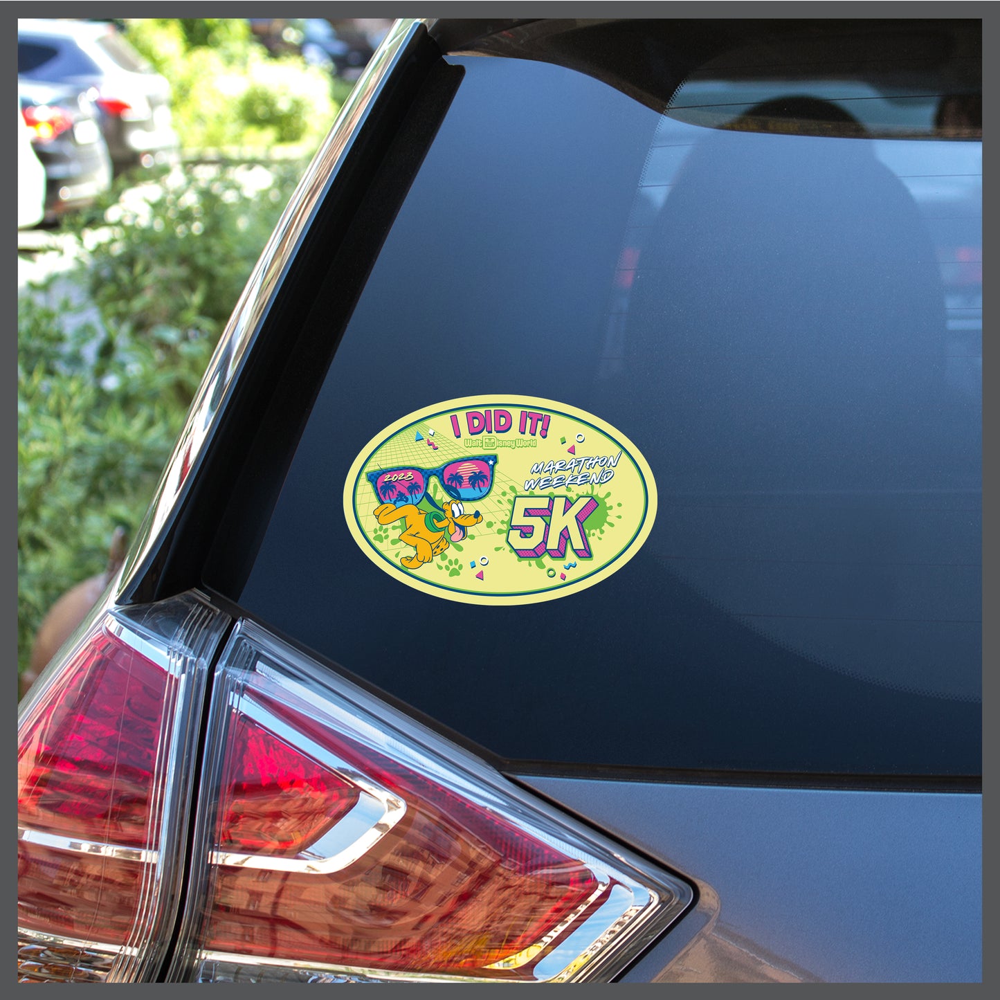 RunDisney Marathon Weekend 2023 5K 3.1 Miles I DID IT Decal or Car Magnet
