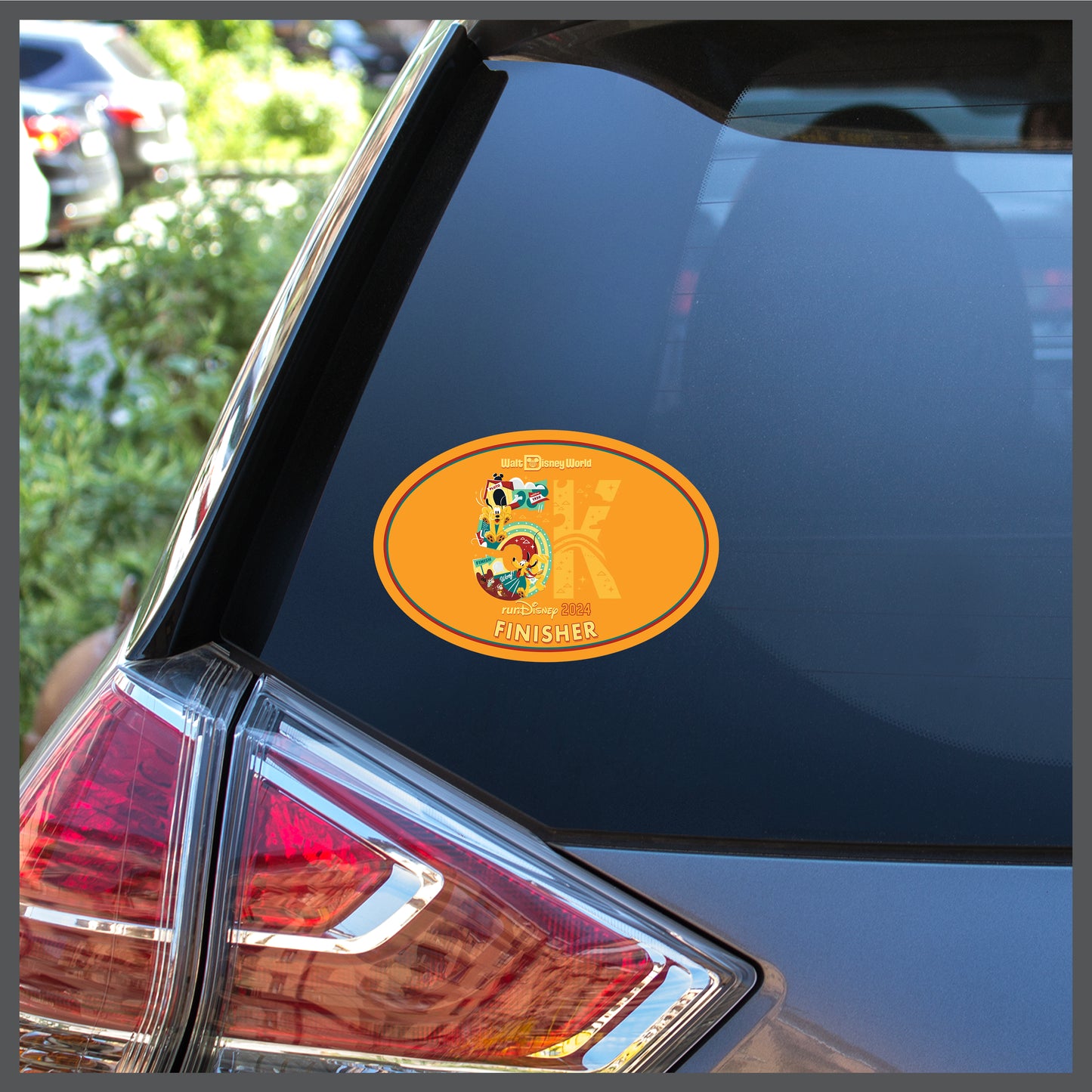 RunDisney Marathon Weekend 2024 5K 3.1 Miles FINISHER Decal or Car Magnet