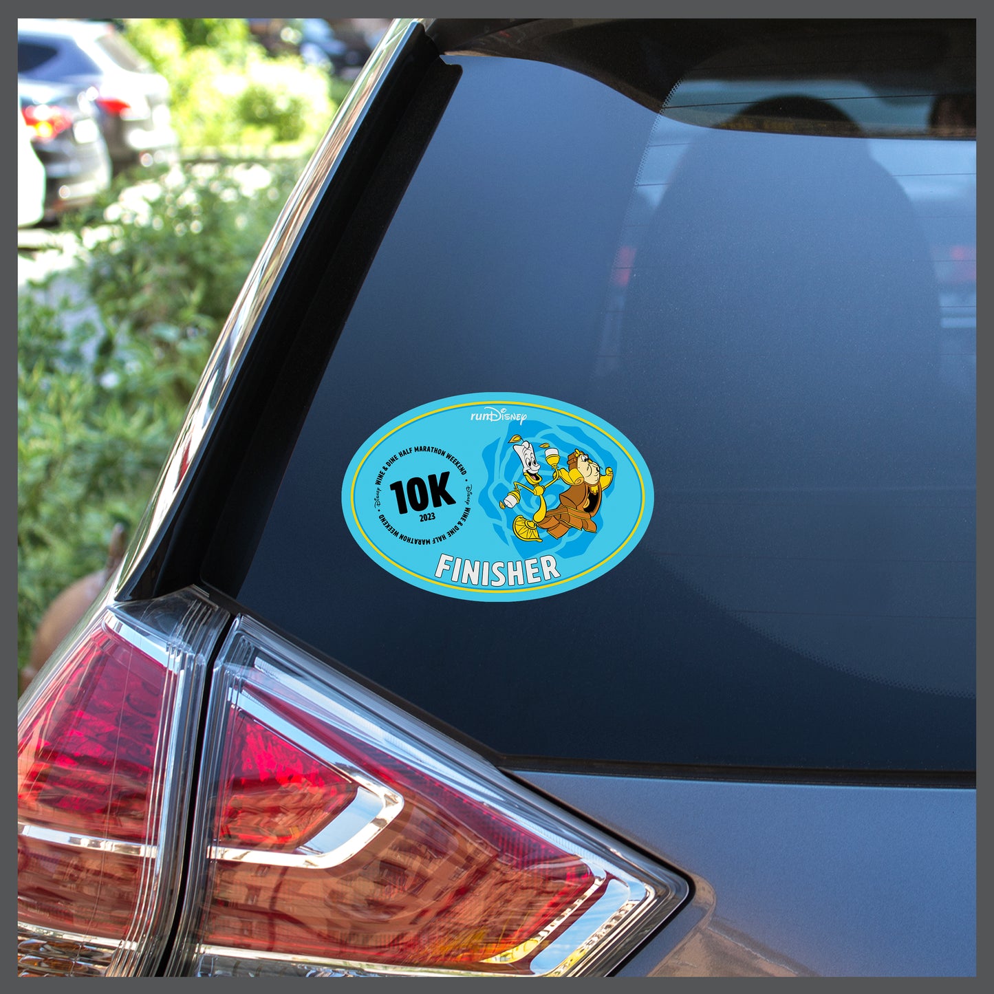 RunDisney Wine & Dine Weekend 2023 10K 6.2 Miles FINISHER Decal or Car Magnet