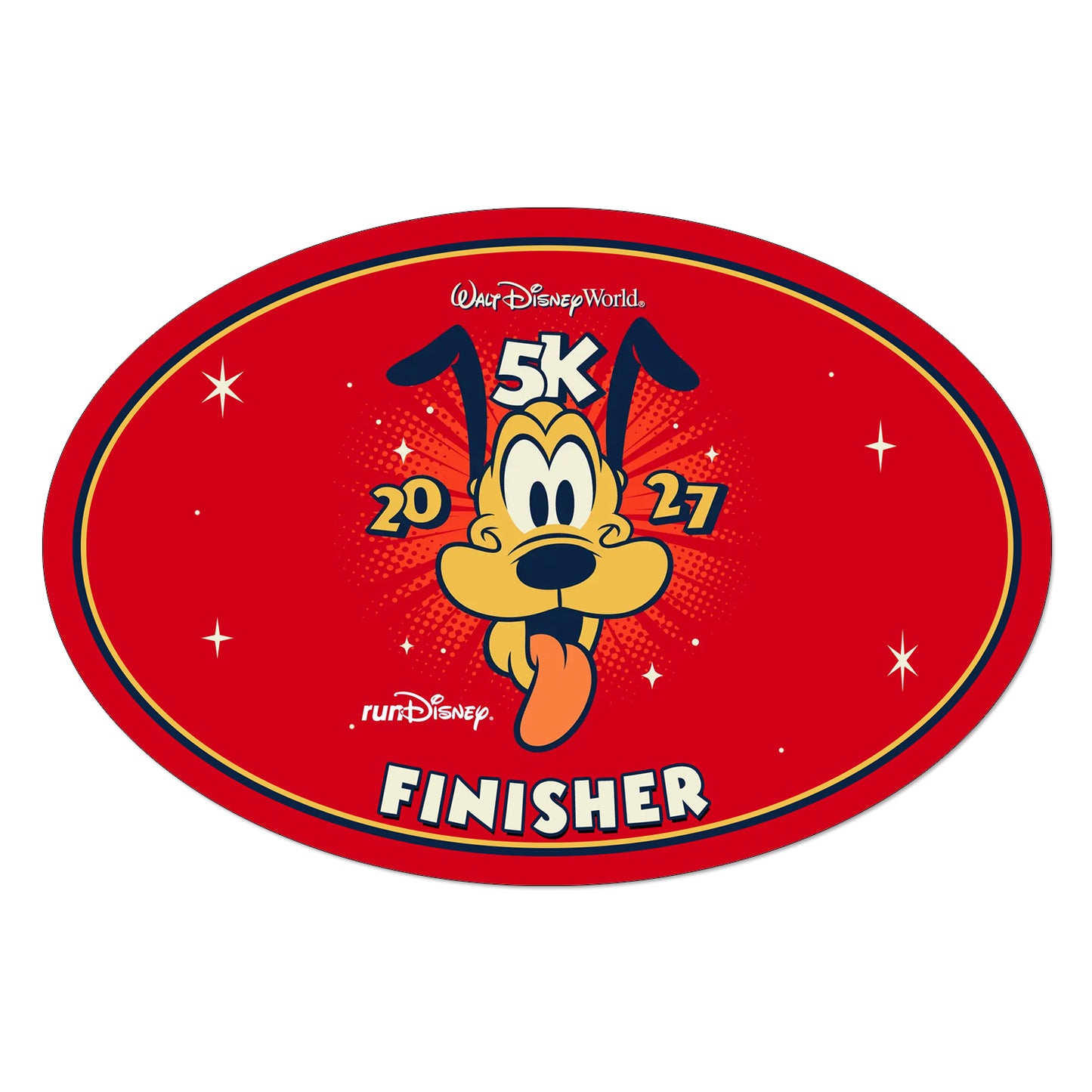 RunDisney Marathon Weekend 2027 5K 3.1 Miles NO WORDS or FINISHER Decal or Car Magnet