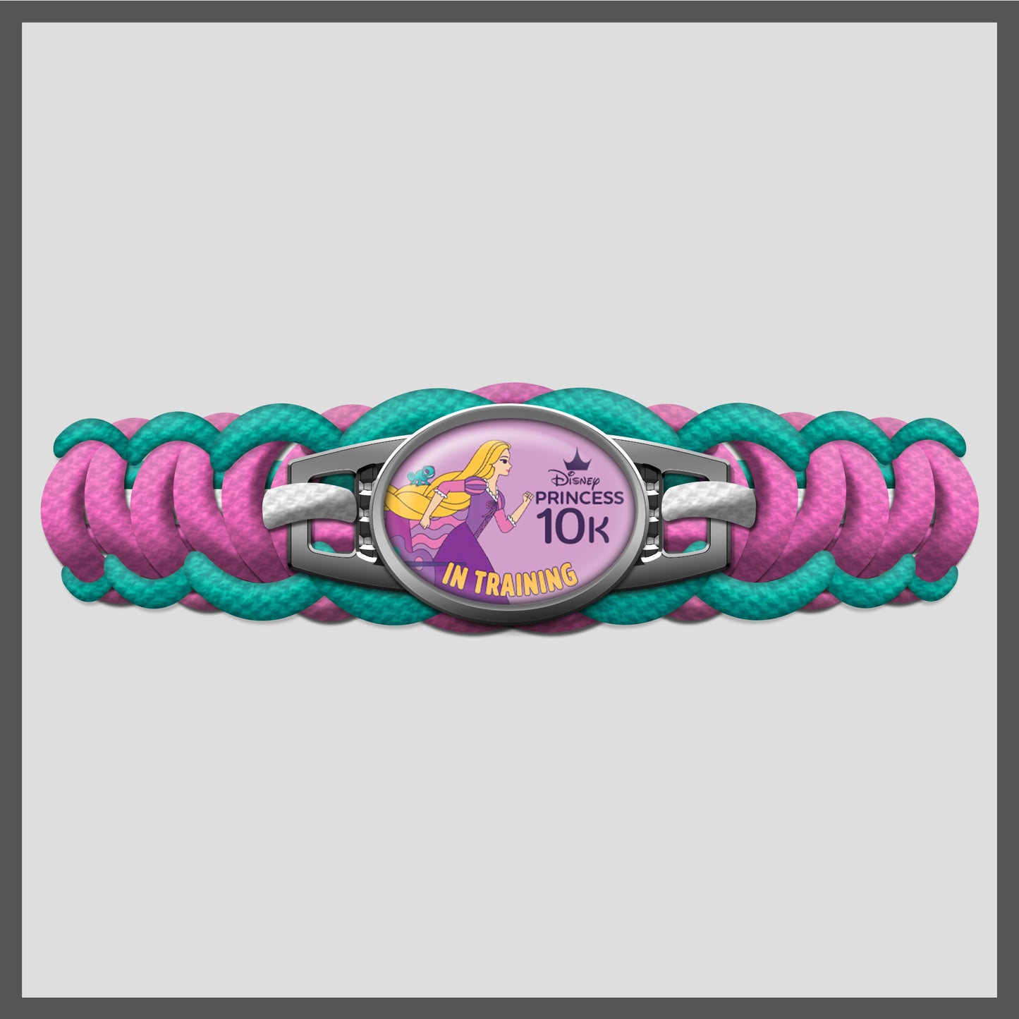 RunDisney Princess Half Marathon Weekend 2024 10K 6.2 Miles IN TRAINING Paracord Bracelet