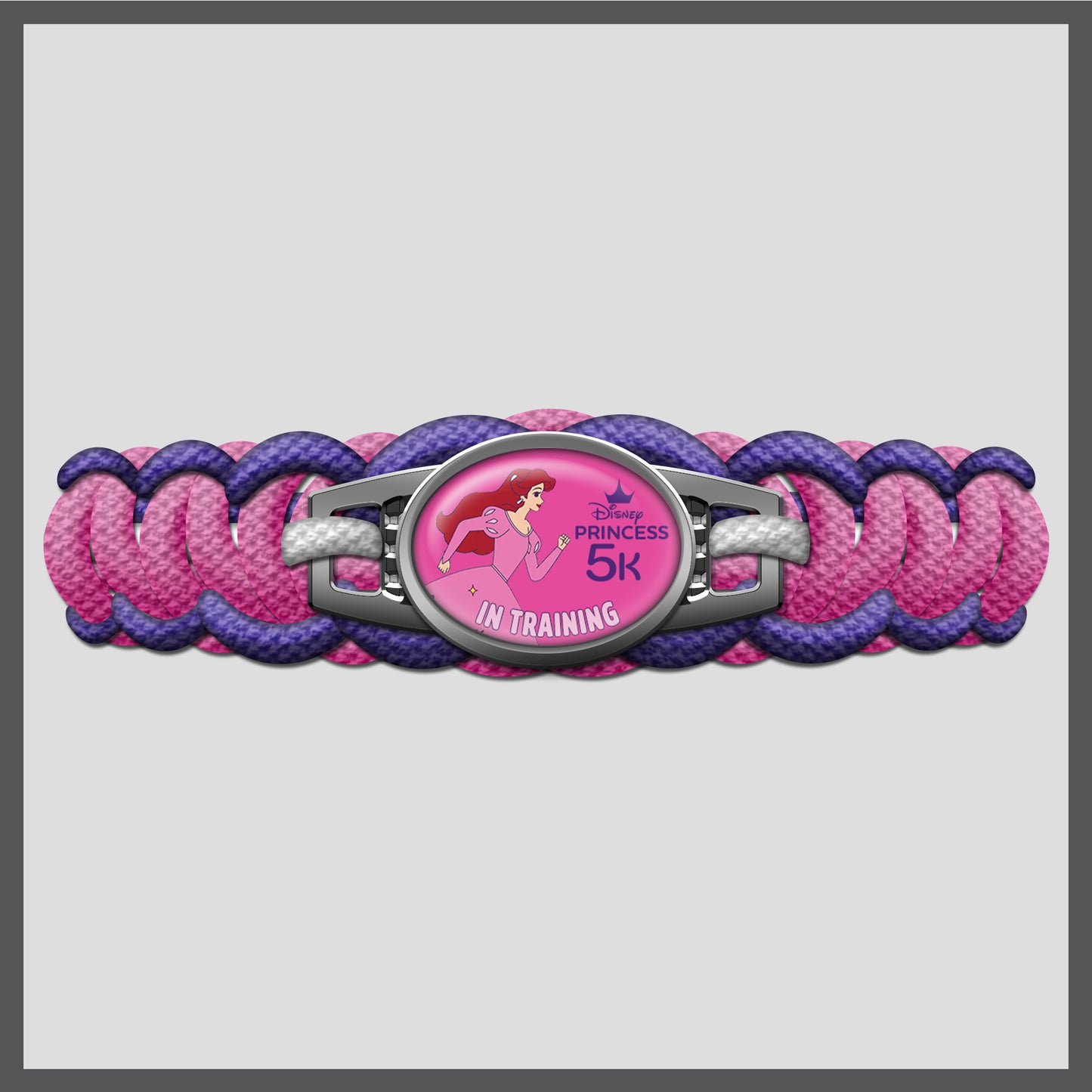 RunDisney Princess Half Marathon Weekend 2024 5K 3.1 Miles IN TRAINING Paracord Bracelet