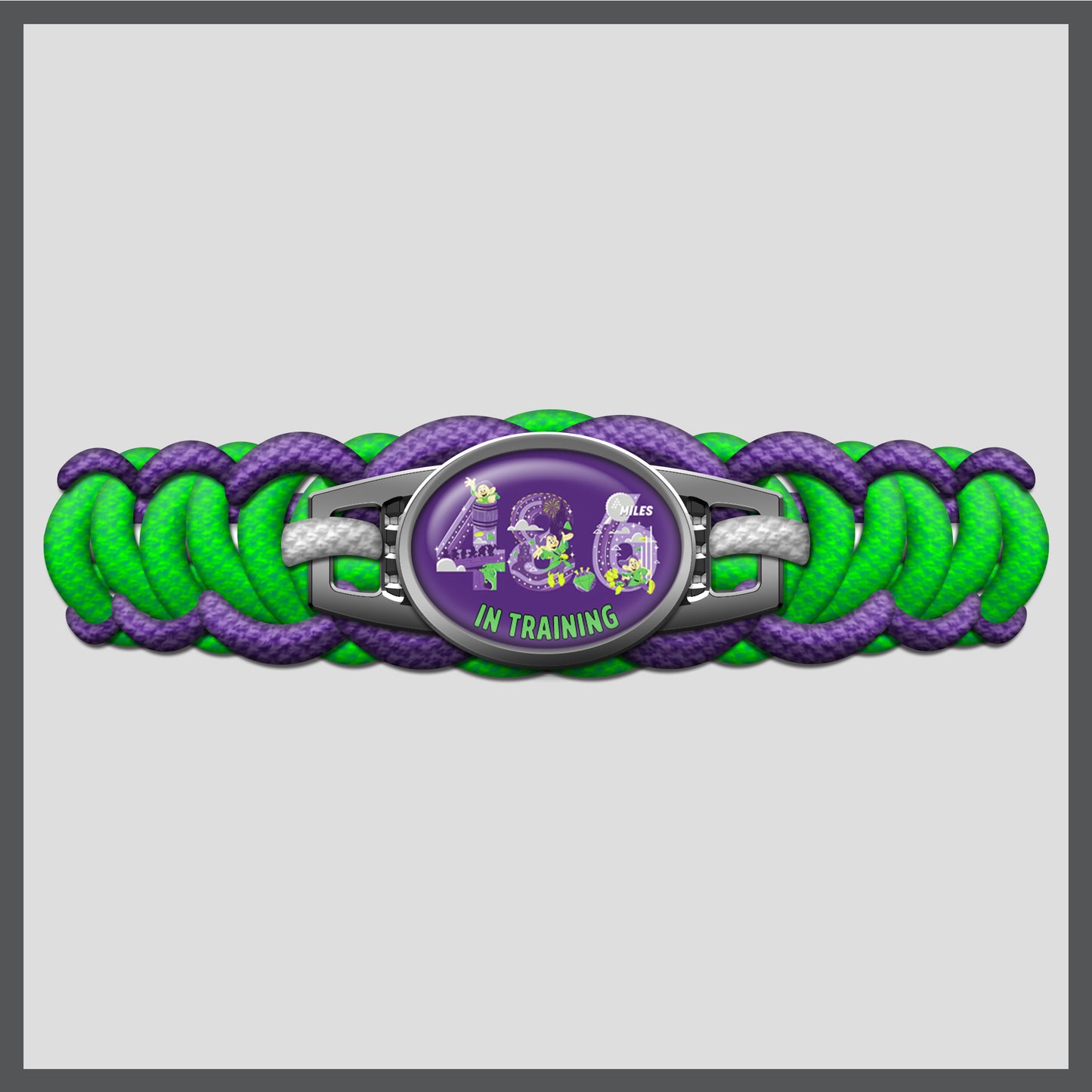 RunDisney Marathon Weekend 2024 Dopey Challenge 48.6 Miles IN TRAINING Paracord Bracelet