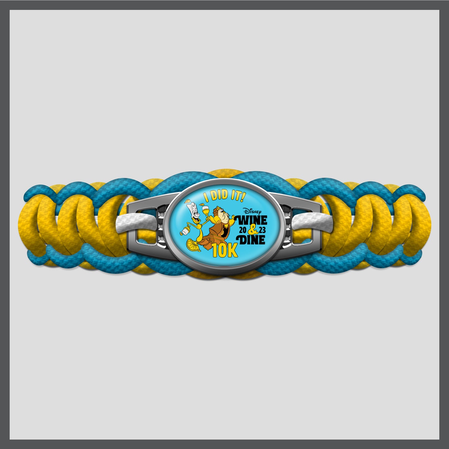 RunDisney Wine & Dine Weekend 2023 10K 6.2 Miles I DID IT Paracord Bracelet