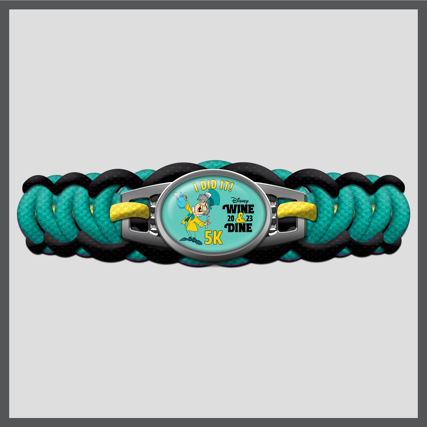 RunDisney Wine & Dine Weekend 2023 5K 3.1 Miles I DID IT Paracord Bracelet