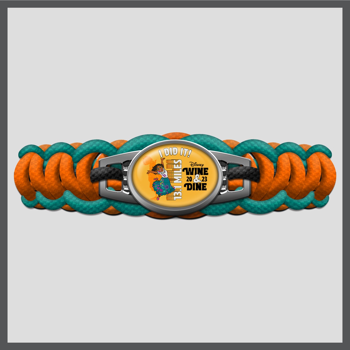 RunDisney Wine & Dine Weekend 2023 Half Marathon 13.1 Miles I DID IT Paracord Bracelet