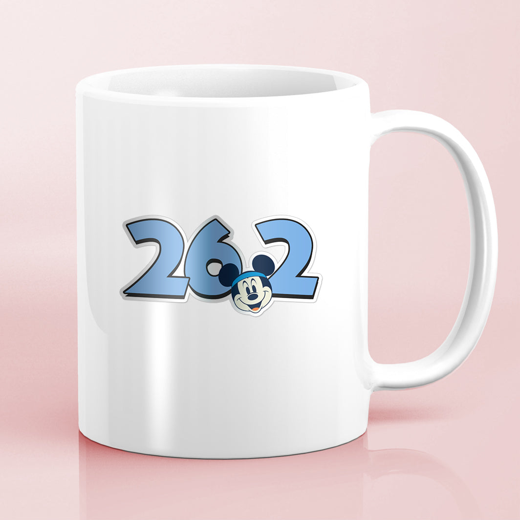 RunDisney Marathon Weekend 2027 Marathon 26.2 Miles Mickey Decimal Water Bottle Mug Sticker