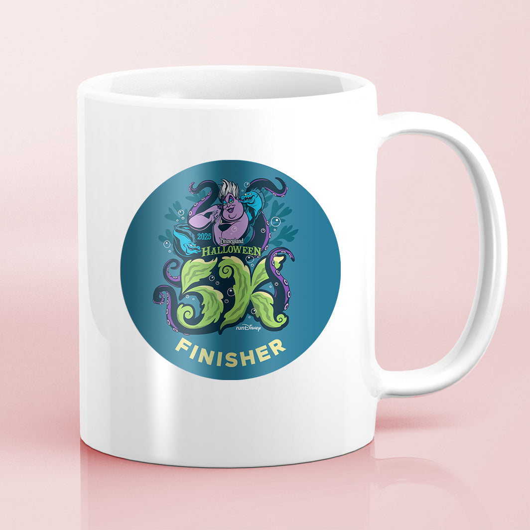 Disneyland Halloween Half Marathon Weekend 2025 5K 3.1 Miles FINISHER Water Bottle Mug Sticker THEMED