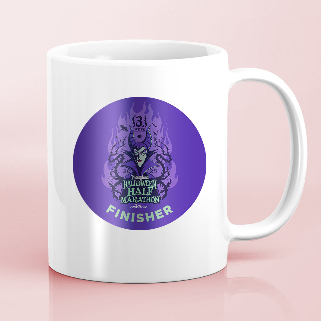 Disneyland Halloween Half Marathon Weekend 2025 Half Marathon 13.1 Miles FINISHER Water Bottle Mug Sticker THEMED