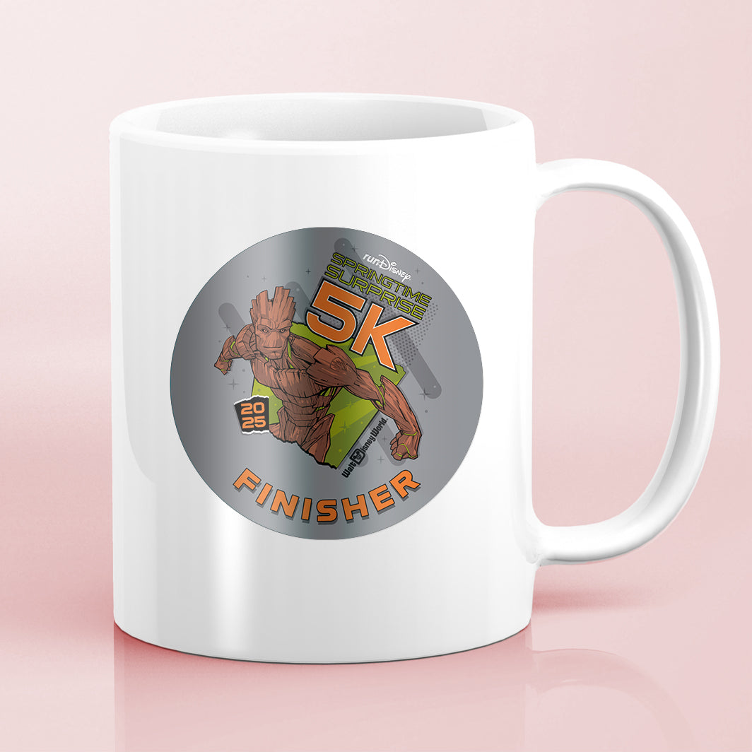 RunDisney Springtime Races 2025 5K 3.1 Miles FINISHER Water Bottle Mug Sticker