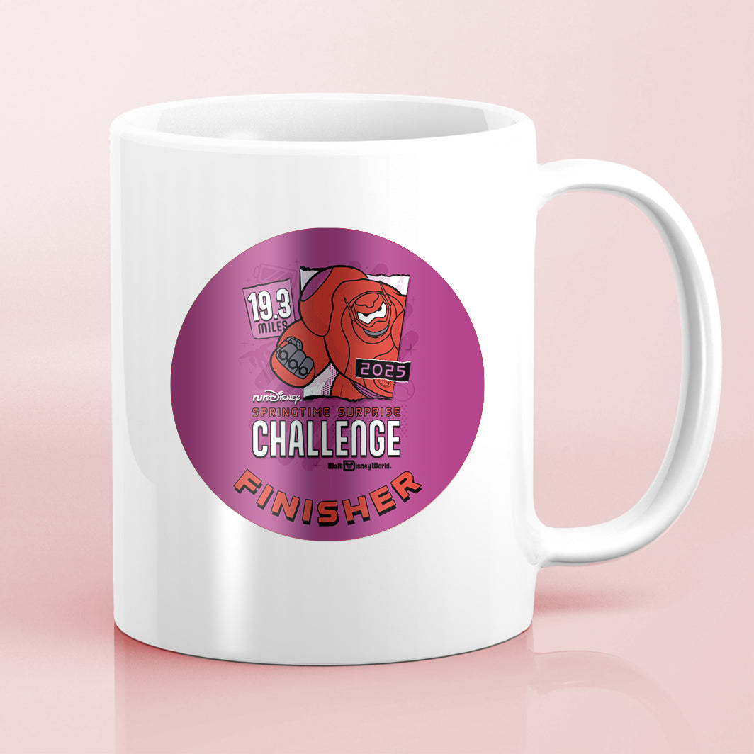 RunDisney Springtime Races 2025 Challenge 19.3 Miles FINISHER Water Bottle Mug Sticker (Copy)