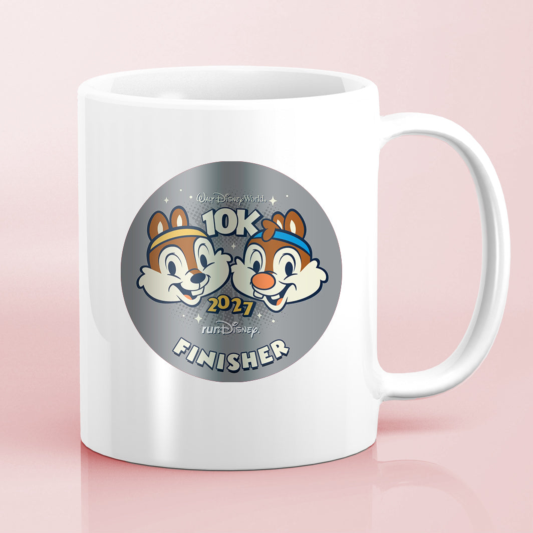 RunDisney Marathon Weekend 2027 10K 6.2 Miles NO WORDS or FINISHER Water Bottle Mug Sticker