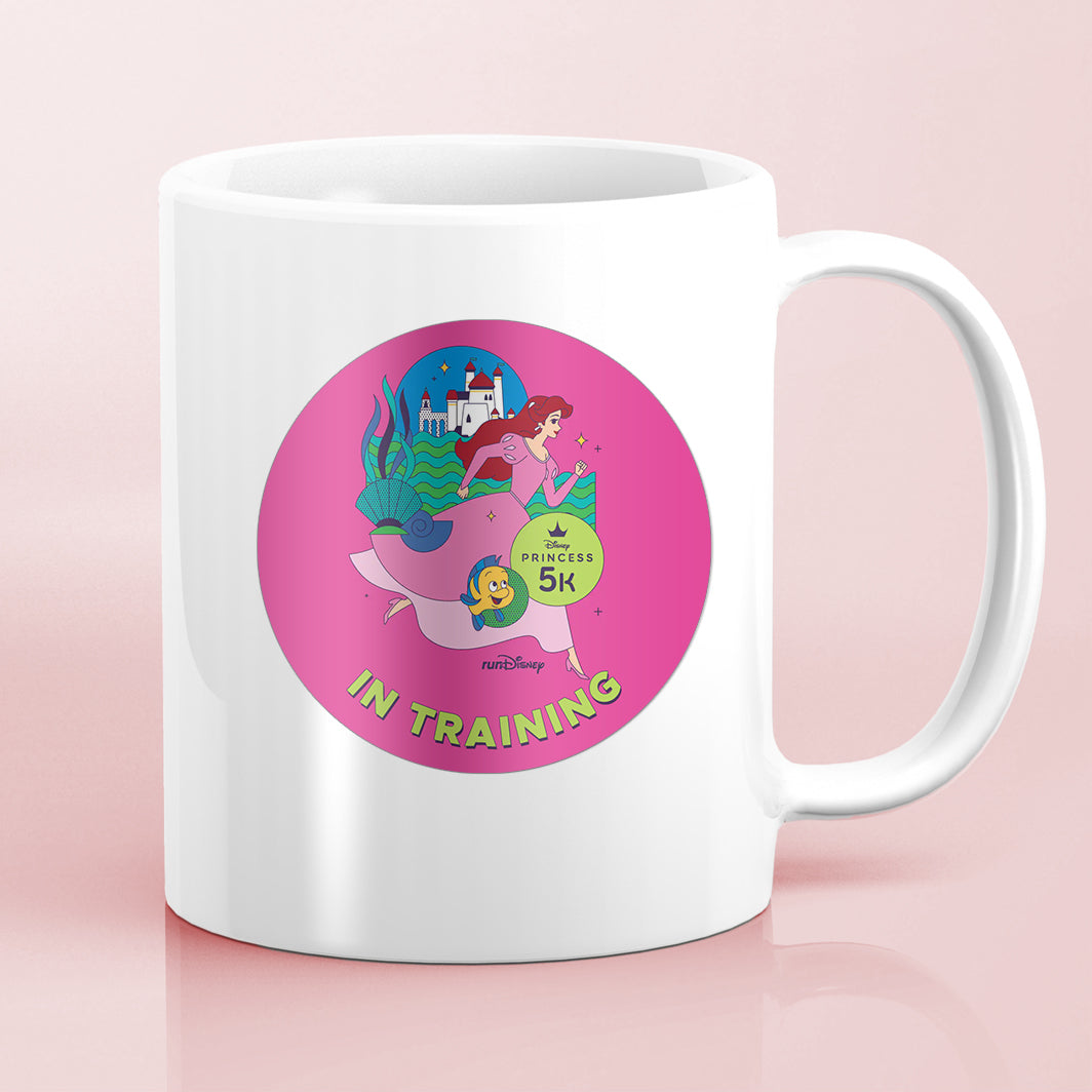 RunDisney Princess Half Marathon Weekend 2024 Princess 5K 3.1 Miles IN TRAINING Water Bottle Mug Sticker