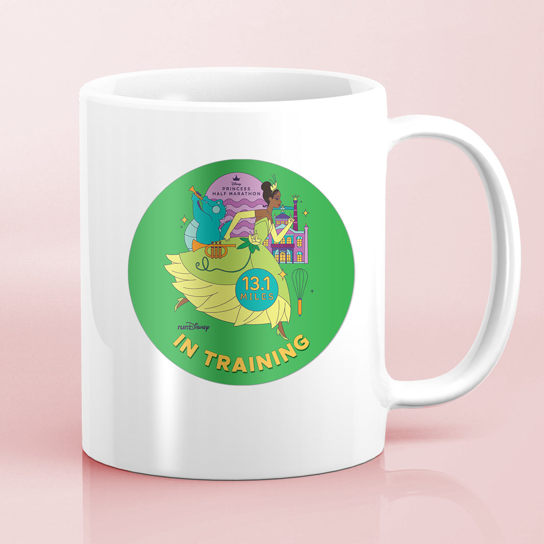 RunDisney Princess Half Marathon Weekend 2024 Princess Half Marathon 13.1 Miles IN TRAINING Water Bottle Mug Sticker