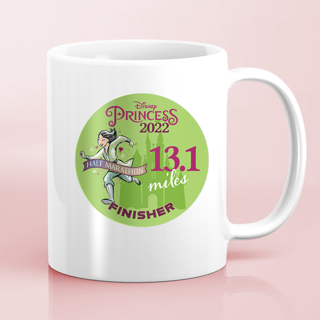 RunDisney Princess Half Marathon Weekend 2022 Princess Half Marathon 13.1 Miles FINISHER Water Bottle Mug Sticker