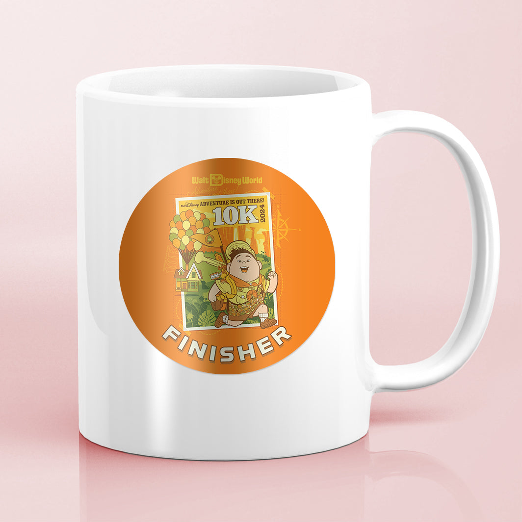 RunDisney Springtime Races 2024 10K 6.2 Miles FINISHER Water Bottle Mug Sticker