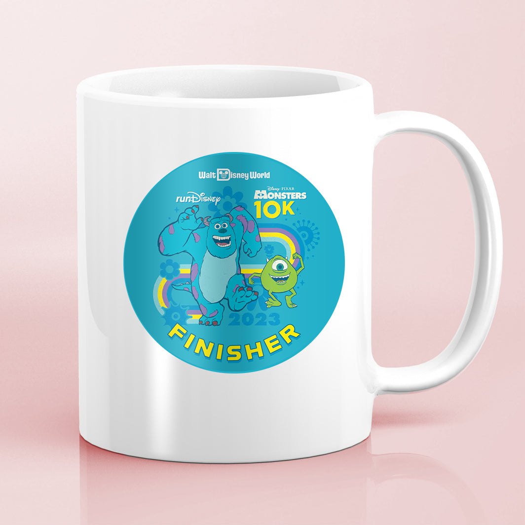 RunDisney Springtime Races 2023 10K 6.2 Miles FINISHER Water Bottle Mug Sticker