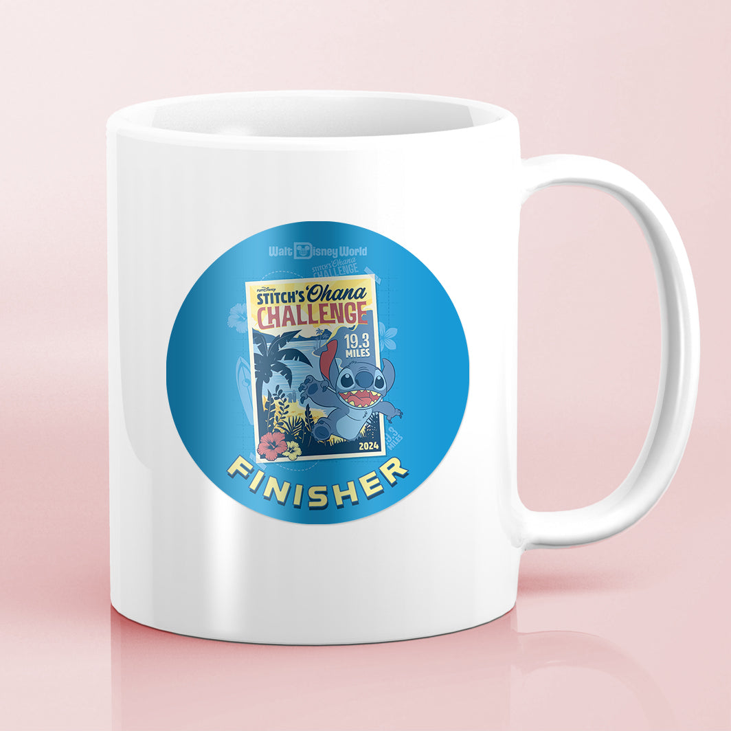 RunDisney Springtime Races 2024 Challenge 19.3 Miles FINISHER Water Bottle Mug Sticker
