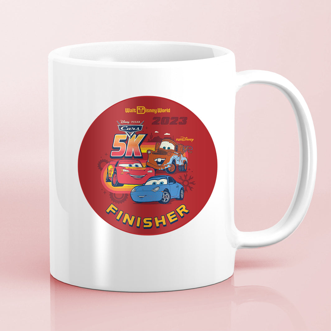 RunDisney Springtime Races 2023 5K 3.1 Miles FINISHER Water Bottle Mug Sticker