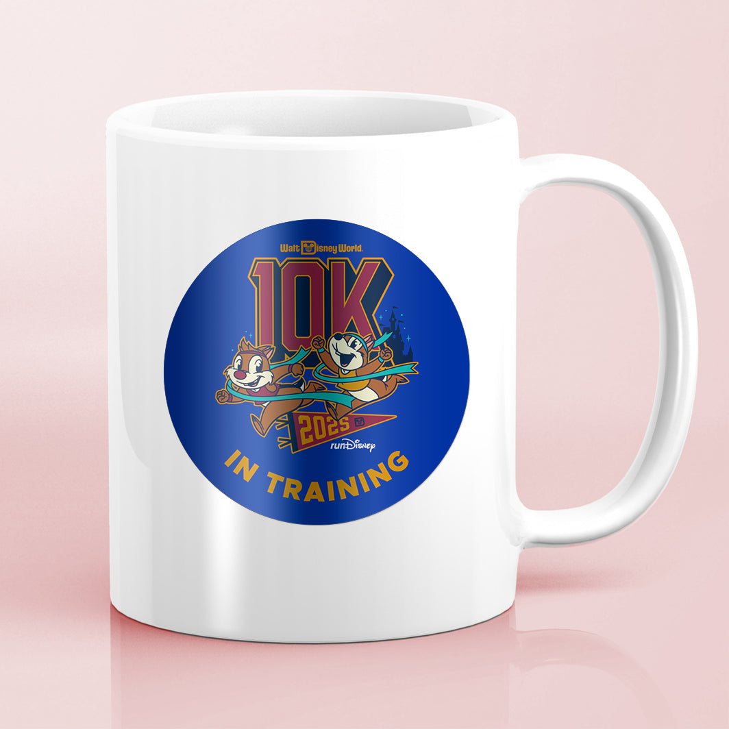 RunDisney Marathon Weekend 2025 10K 6.2 Miles IN TRAINING Water Bottle Mug Sticker