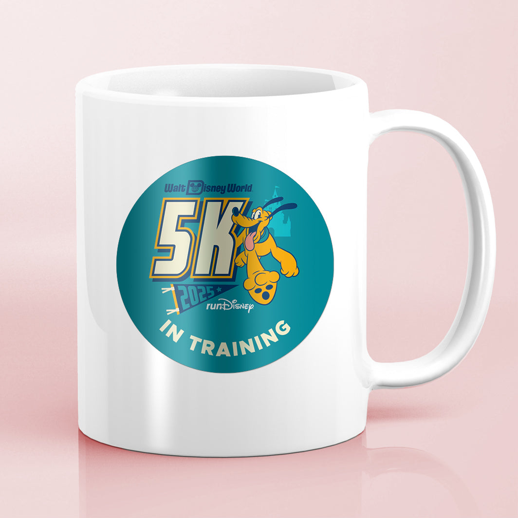 RunDisney Marathon Weekend 2025 5K 3.1 Miles IN TRAINING Water Bottle Mug Sticker