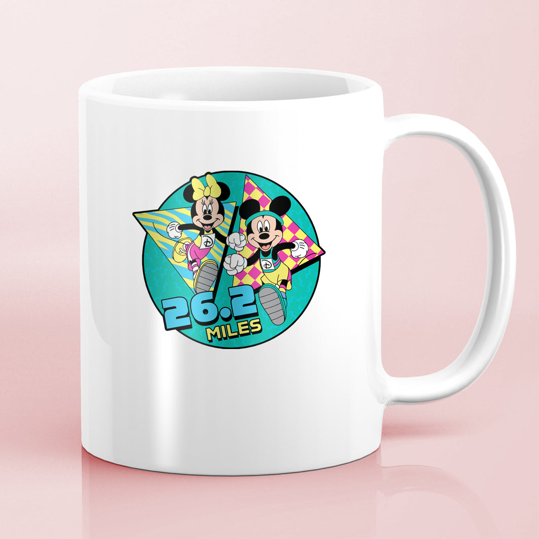 RunDisney Marathon Weekend 2023 Marathon 26.2 Miles Character Water Bottle Mug Sticker
