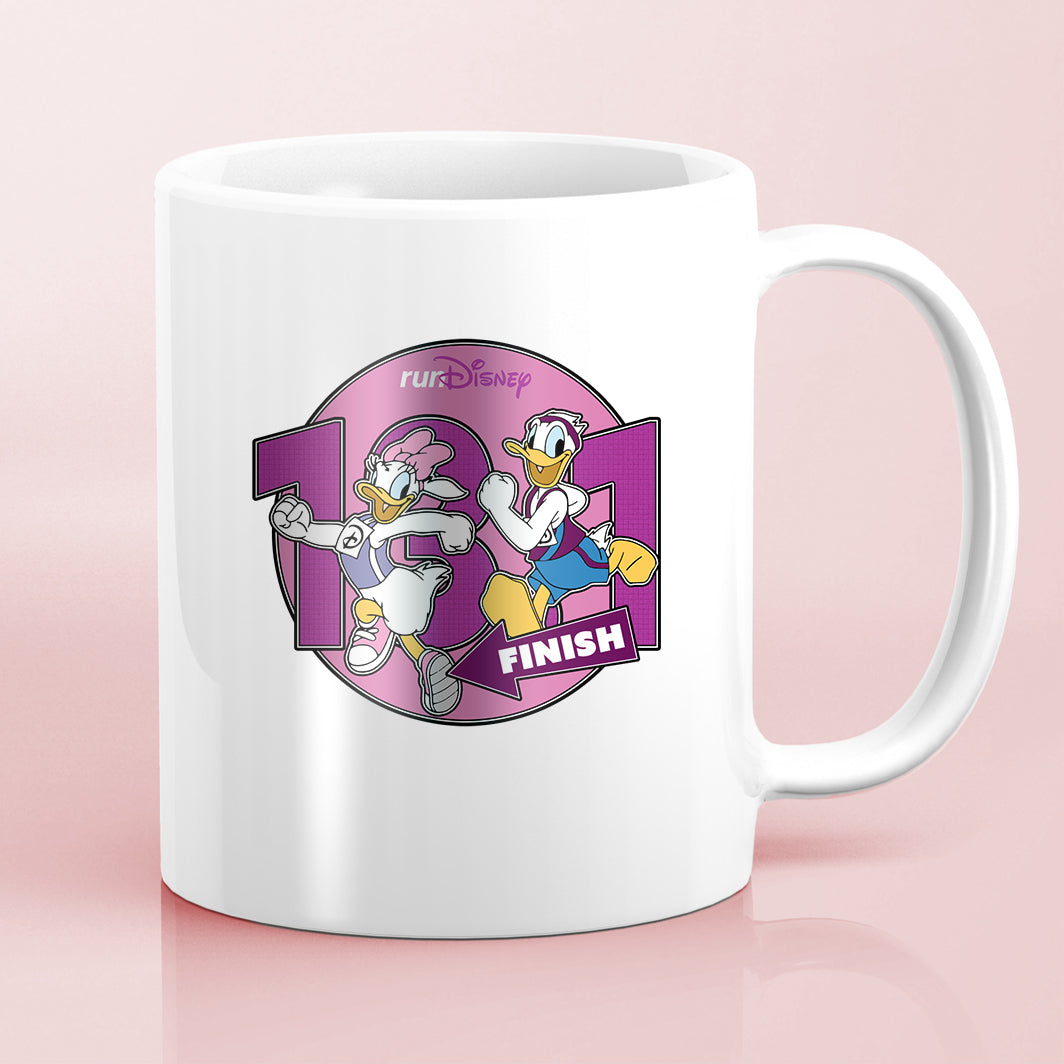 RunDisney Marathon Weekend 2024 Half Marathon 13.1 Miles Character Water Bottle Mug Sticker