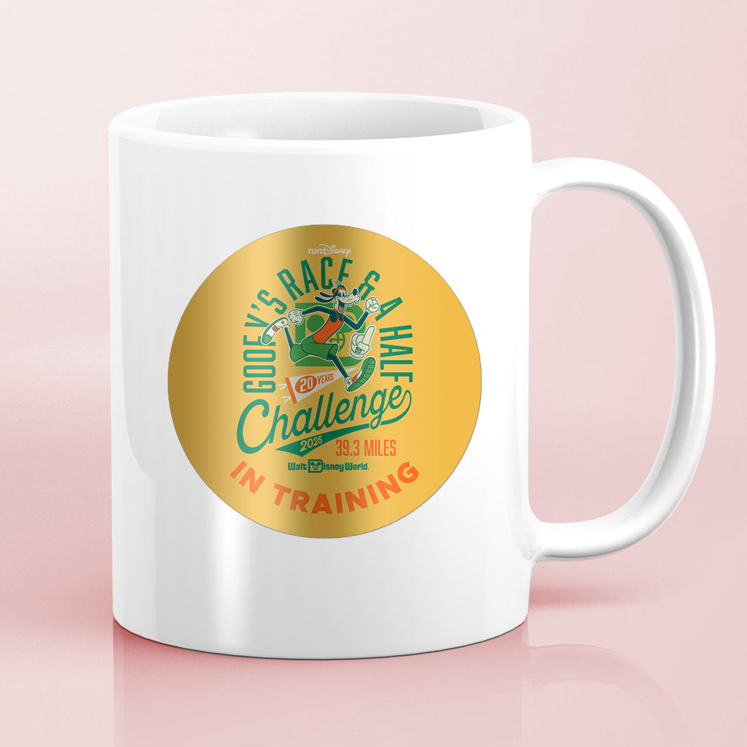 RunDisney Marathon Weekend 2025 Goofy Challenge 39.3 Miles IN TRAINING Water Bottle Mug Sticker