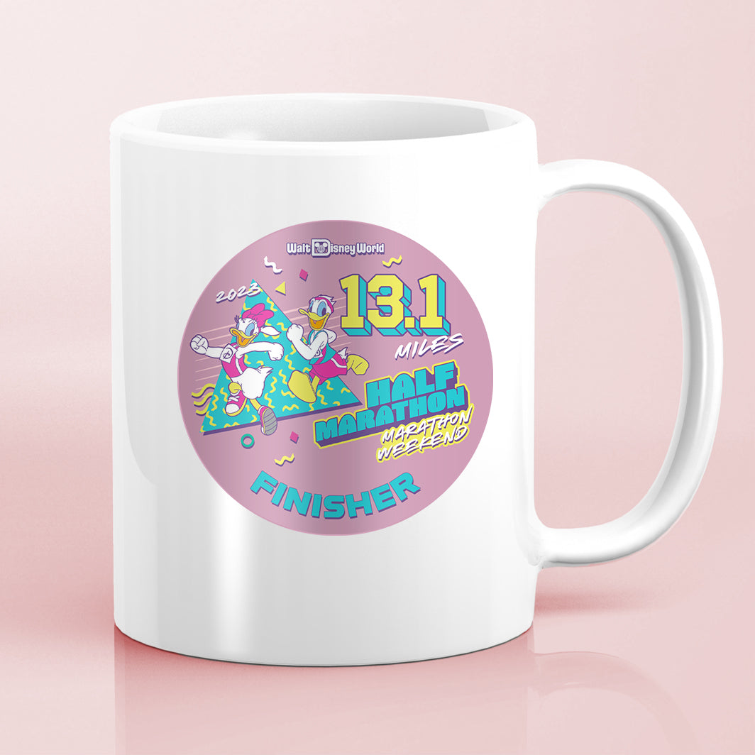 RunDisney Marathon Weekend 2023 Half Marathon 13.1 Miles FINISHER Water Bottle Mug Sticker