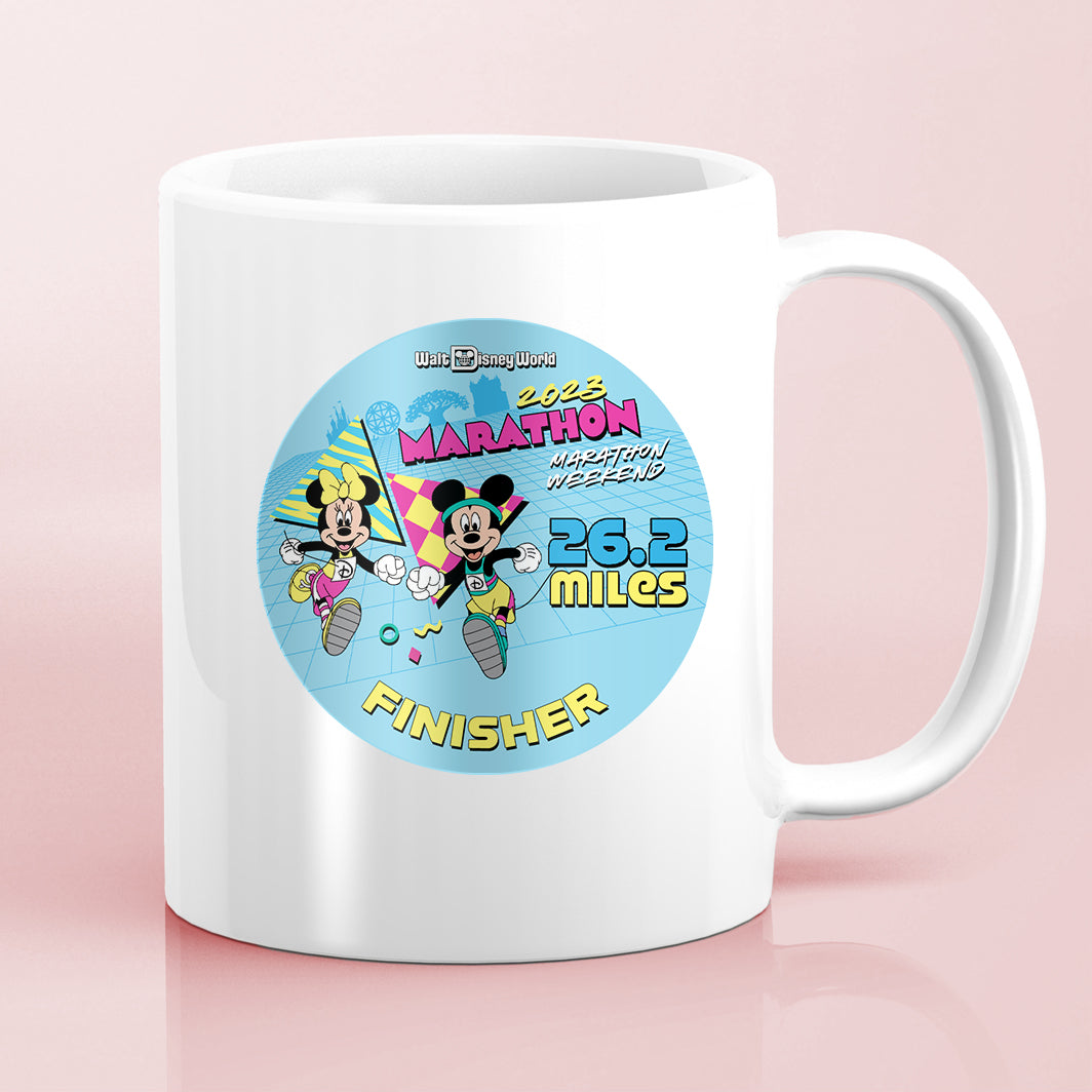 RunDisney Marathon Weekend 2023 Marathon 26.2 Miles FINISHER Water Bottle Mug Sticker