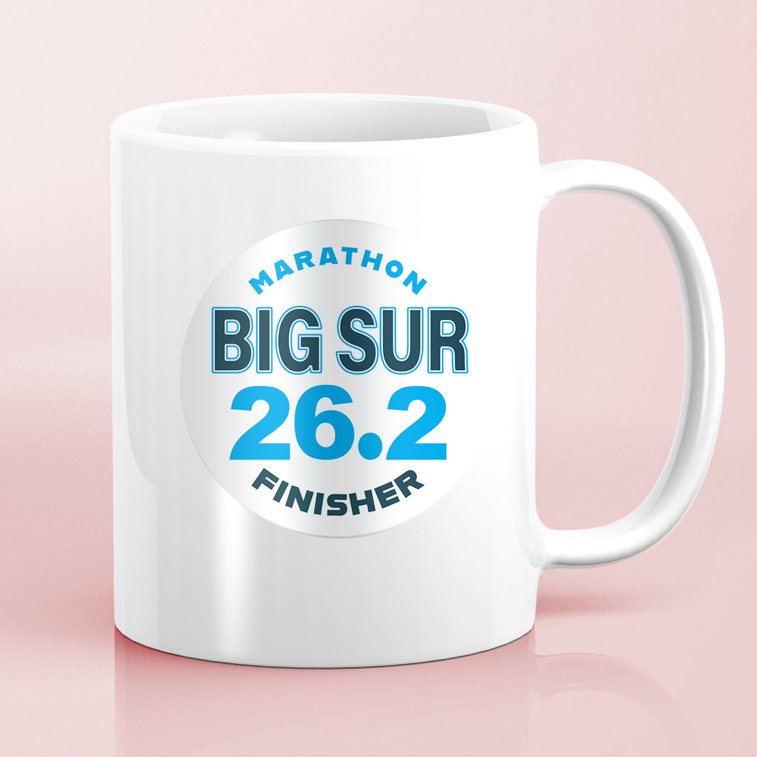 Big Sur 26.2 Marathon FINISHER Water Bottle Mug Sticker
