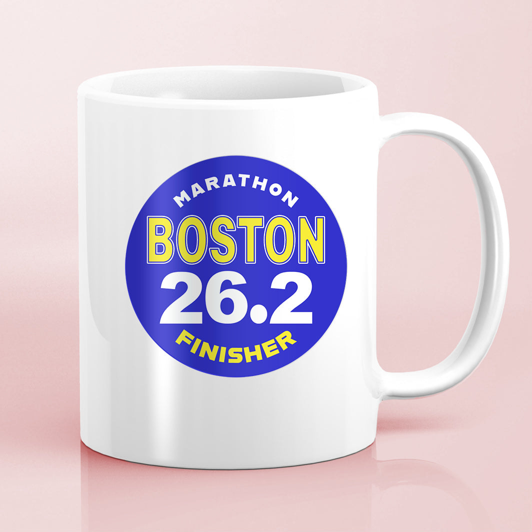 Boston 26.2 Marathon FINISHER Water Bottle Mug Sticker