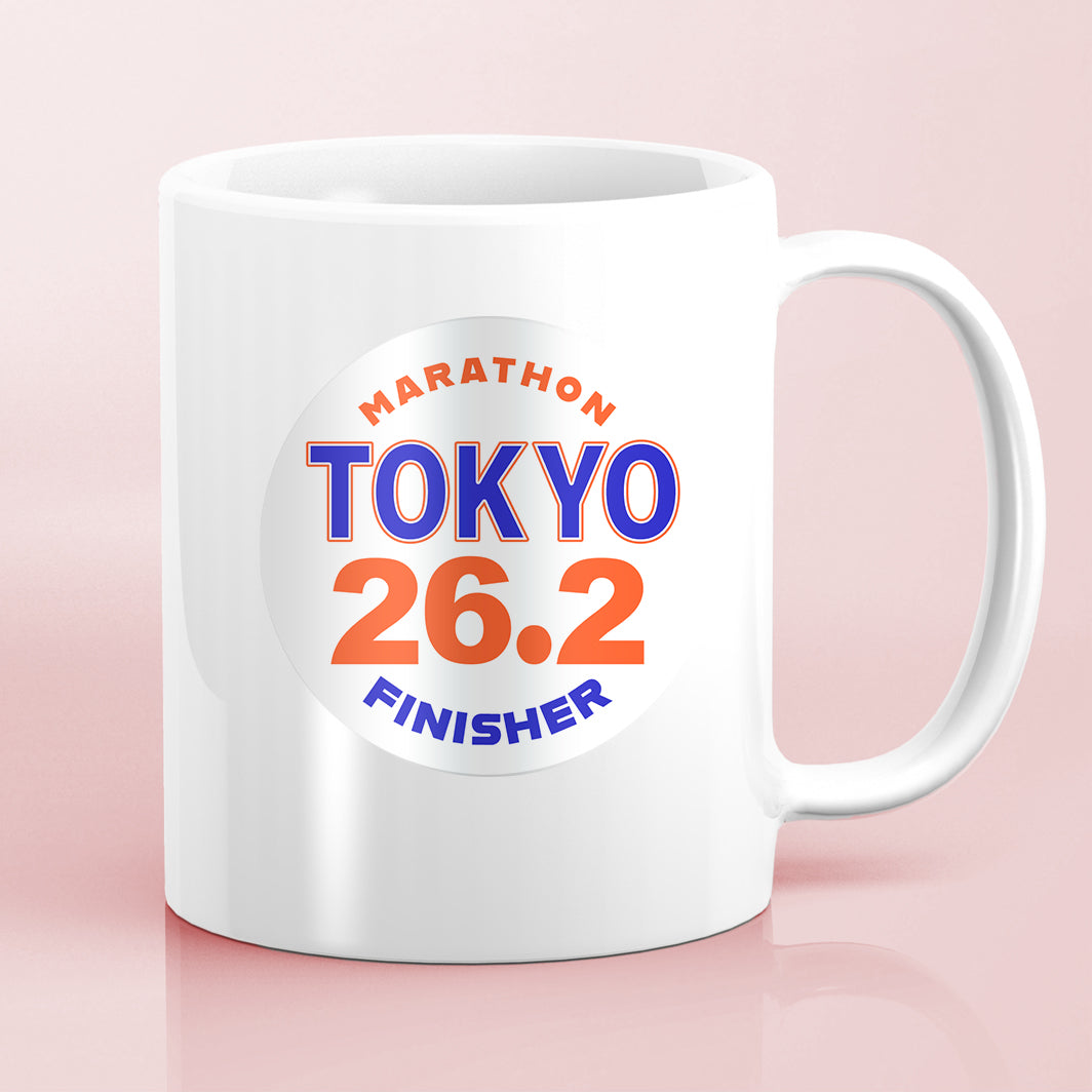 Tokyo 26.2 Marathon FINISHER Water Bottle Mug Sticker