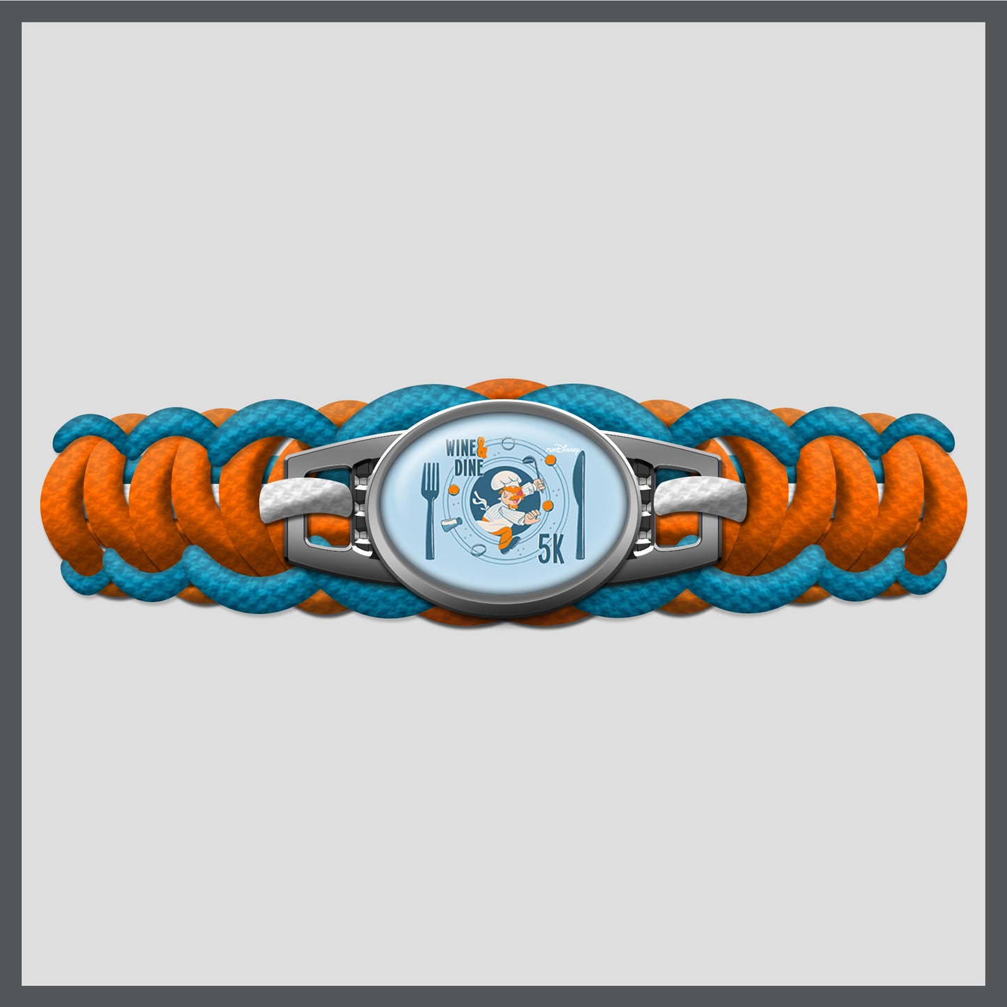 RunDisney Wine & Dine Weekend 2024 5K 3.1 Miles Paracord Bracelet