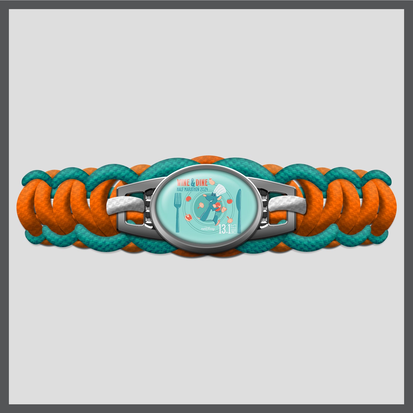 RunDisney Wine & Dine Weekend 2024 Half Marathon 13.1 Miles Paracord Bracelet