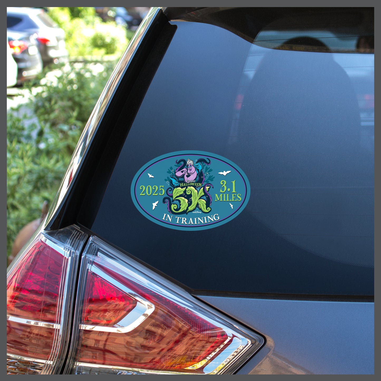 Disneyland Halloween Half Marathon Weekend 2025 5K 3.1 Miles IN TRAINING Decal or Car Magnet