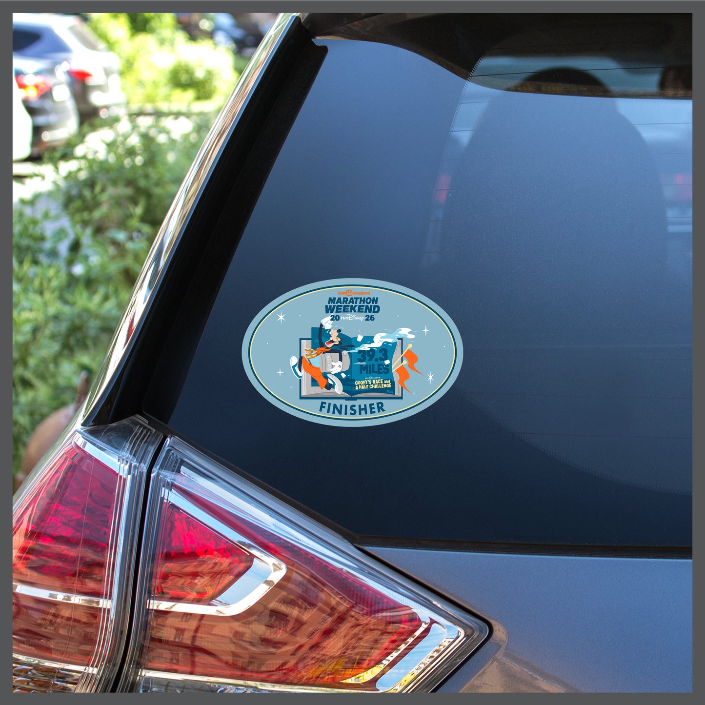 RunDisney Marathon Weekend 2026 Goofy Challenge 39.3 Miles FINISHER Decal or Car Magnet
