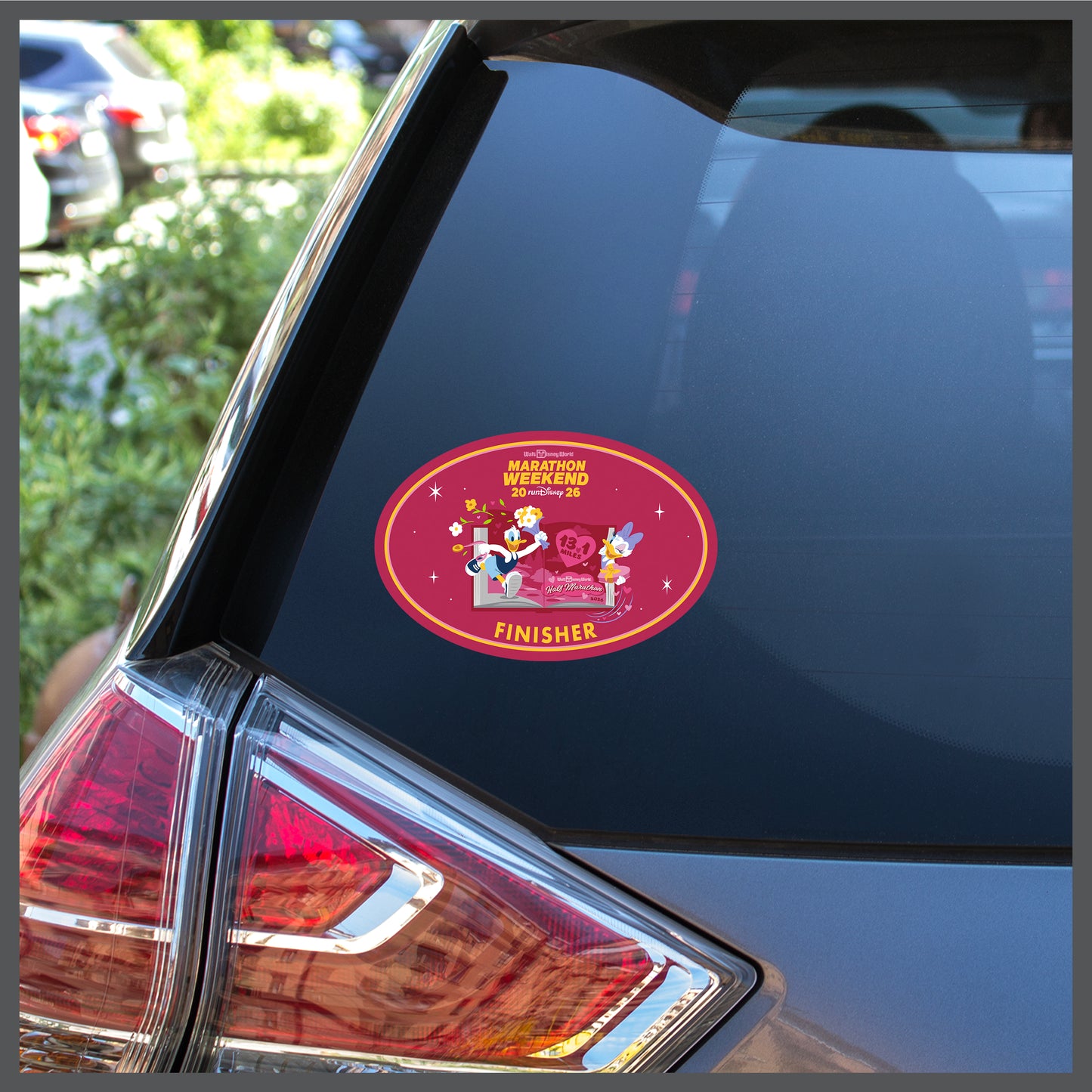 RunDisney Marathon Weekend 2026 Half Marathon 13.1 Miles FINISHER Decal or Car Magnet