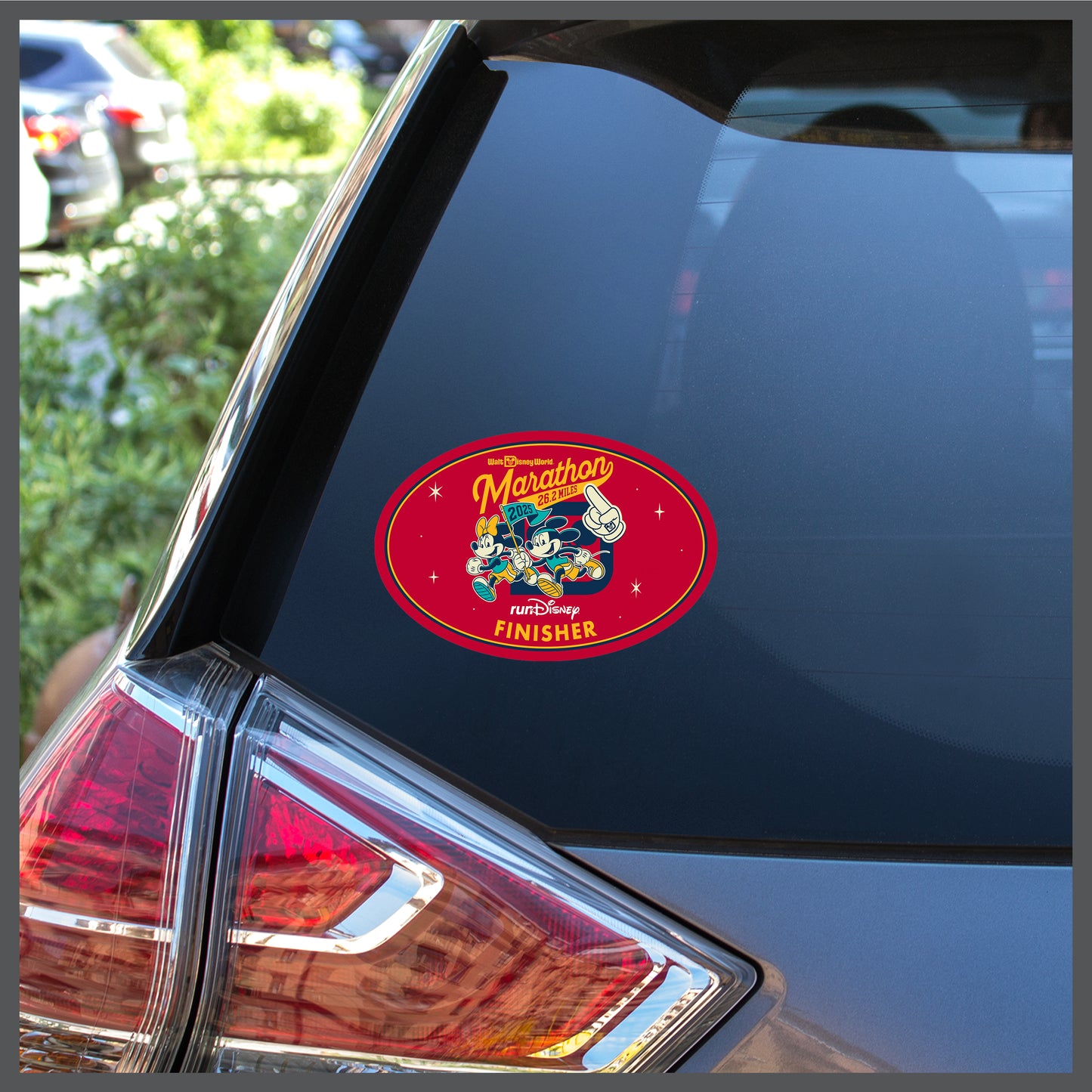 RunDisney Marathon Weekend 2025 Marathon 26.2 Miles FINISHER Decal or Car Magnet
