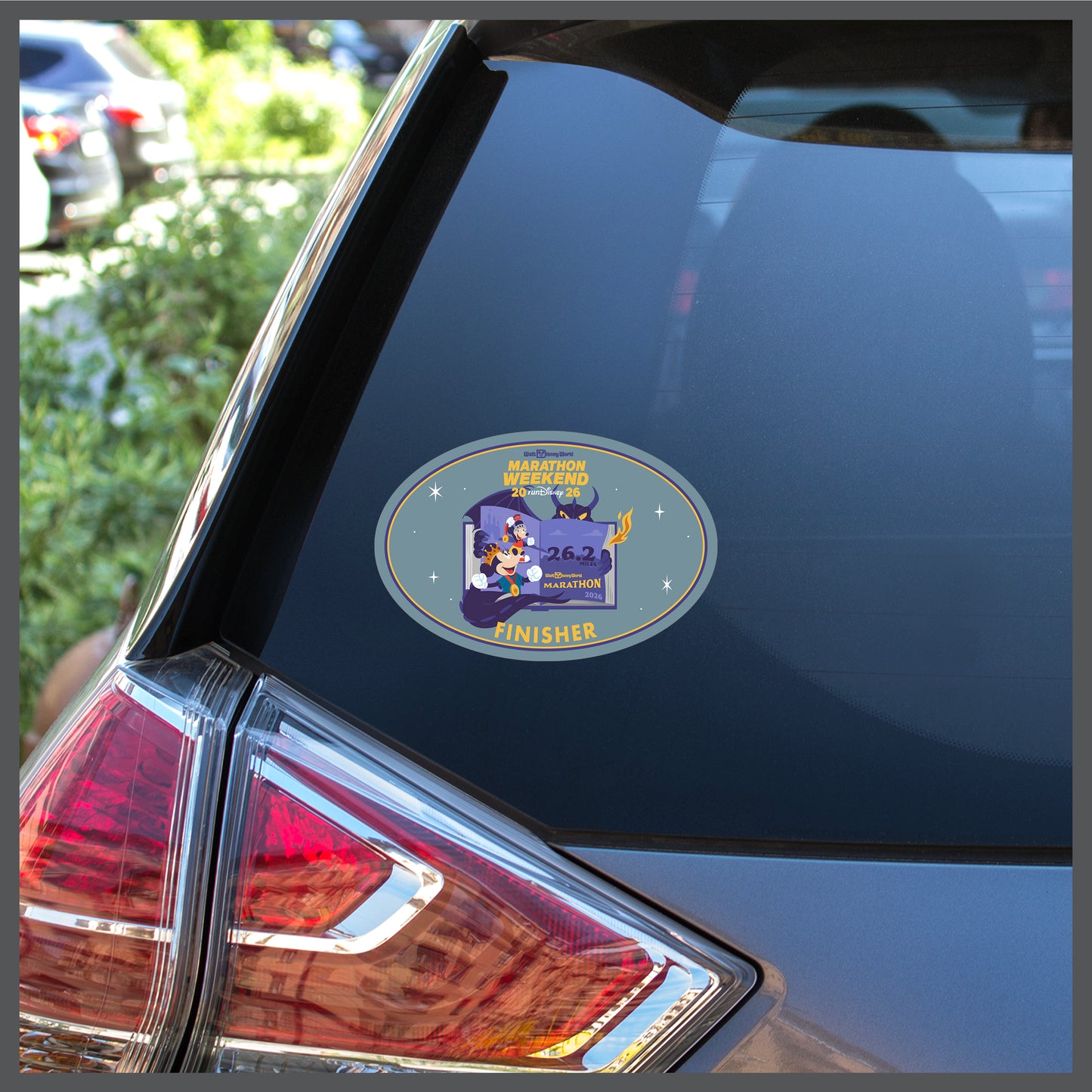 RunDisney Marathon Weekend 2026 Marathon 26.2 Miles FINISHER Decal or Car Magnet