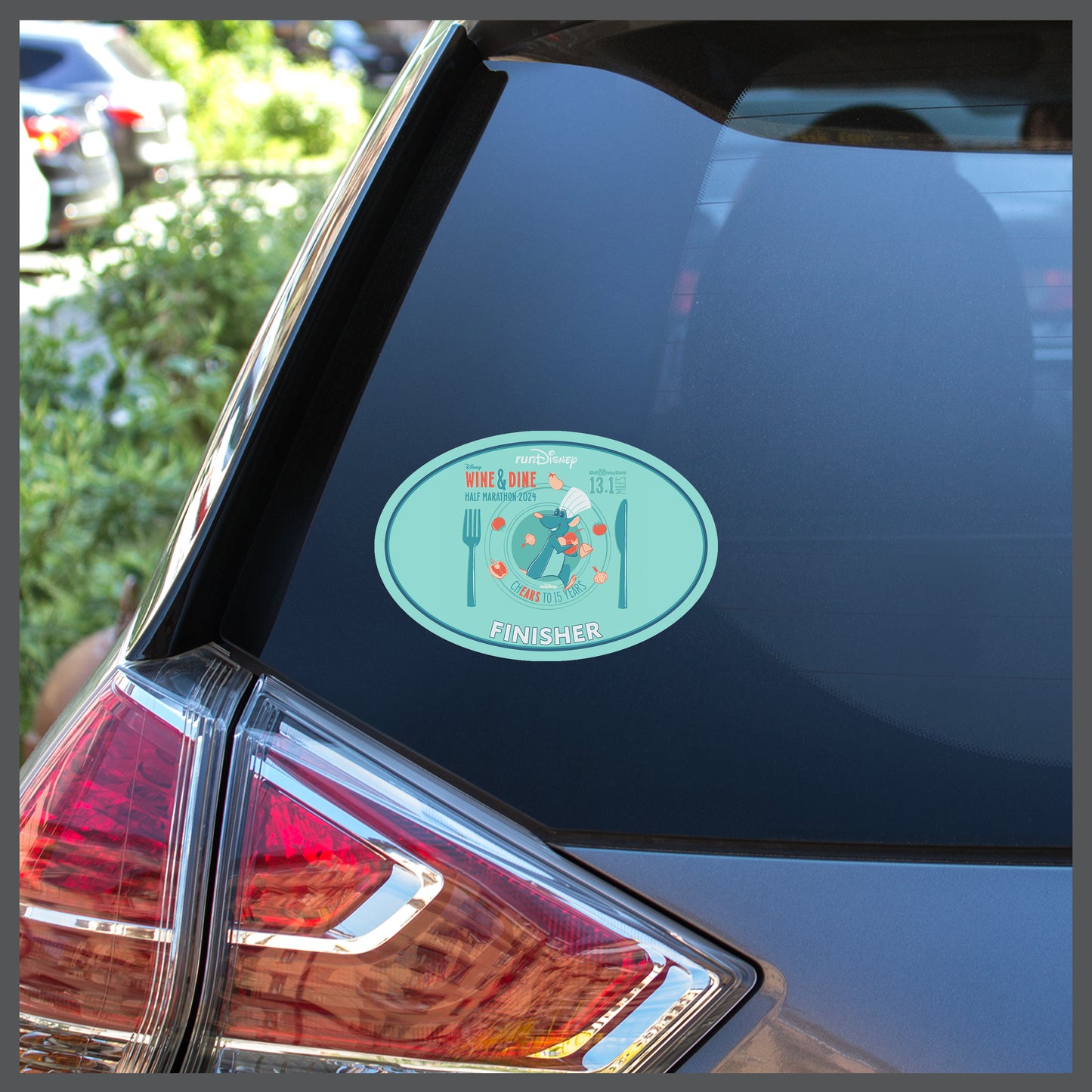 RunDisney Wine & Dine Weekend 2024 Half Marathon 13.1 Miles FINISHER Decal or Car Magnet